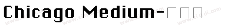 Chicago Medium字体转换